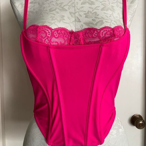 Hot pink corset from Urban Outfitters - Picture 1 of 2